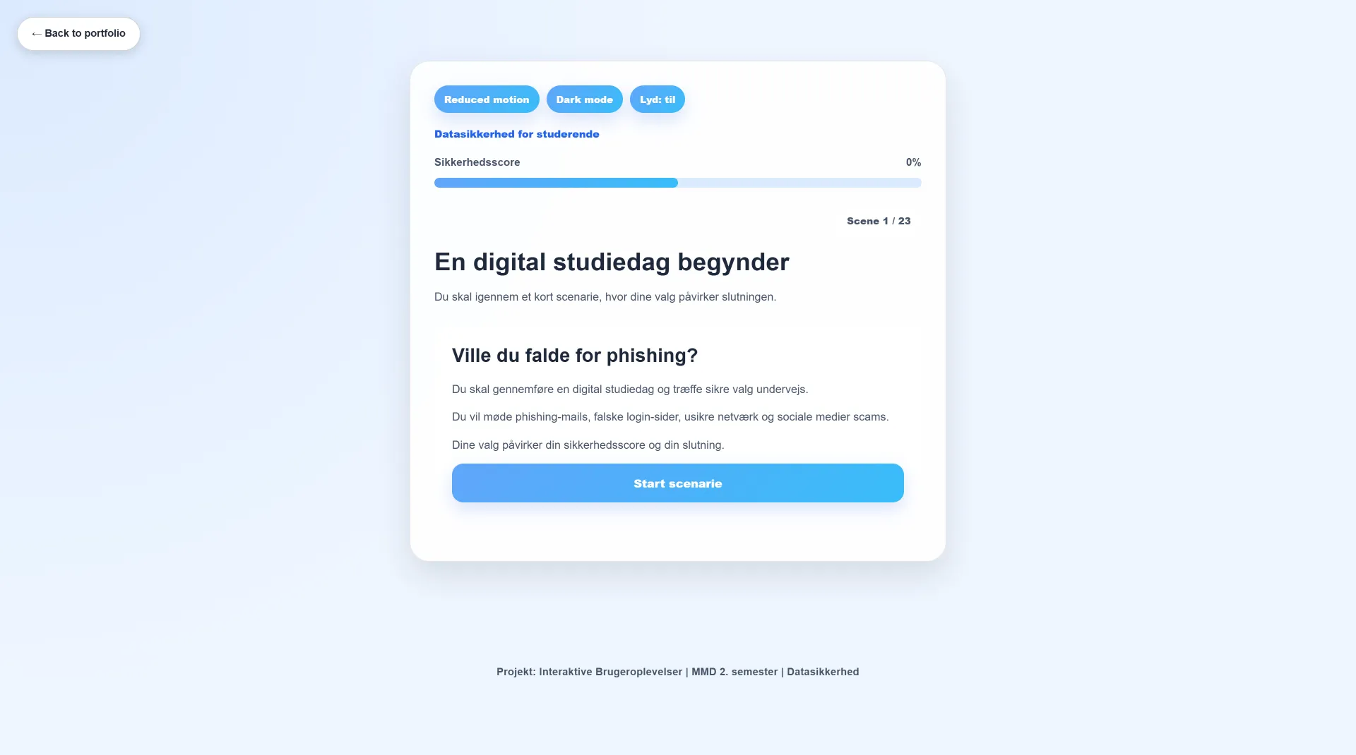 Interactive Study Guide project